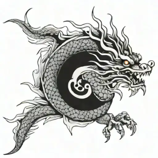 Japanese Dragon Tattoo Design