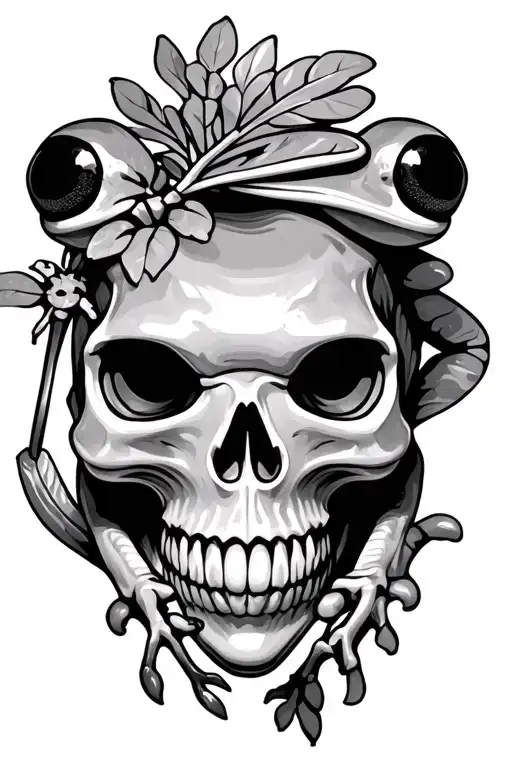 Skull And Dart Frog