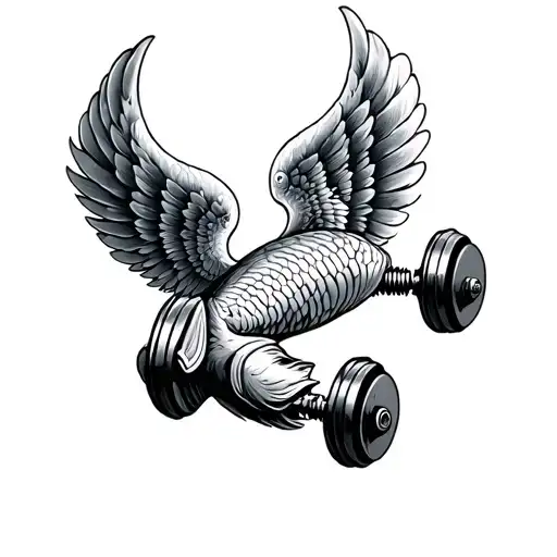 Pisces Dumbell And Wings