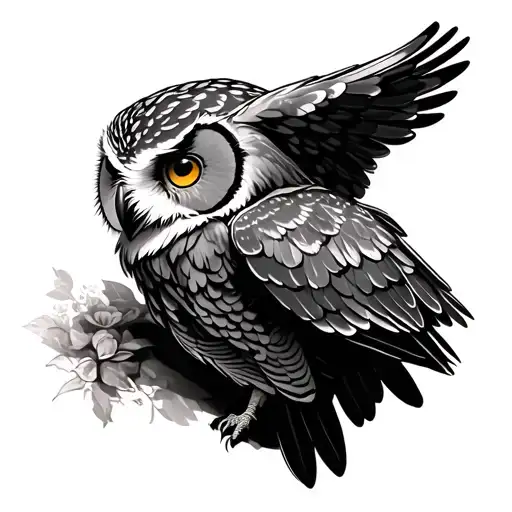 Open Wing Owl