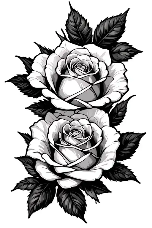 Rose Pedals With Baseball Stitching