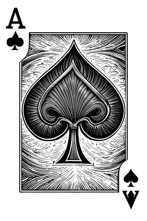 Ace Of Spades Card