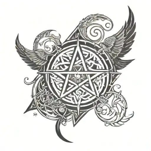 Wiccan Protection Symbols An Meaning Tattoo Design