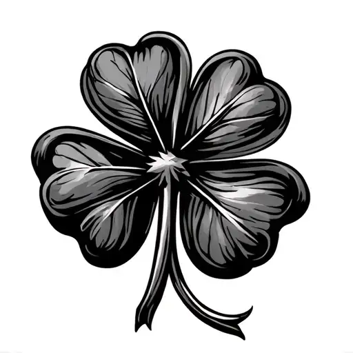 Cross With Four Leaf Clover