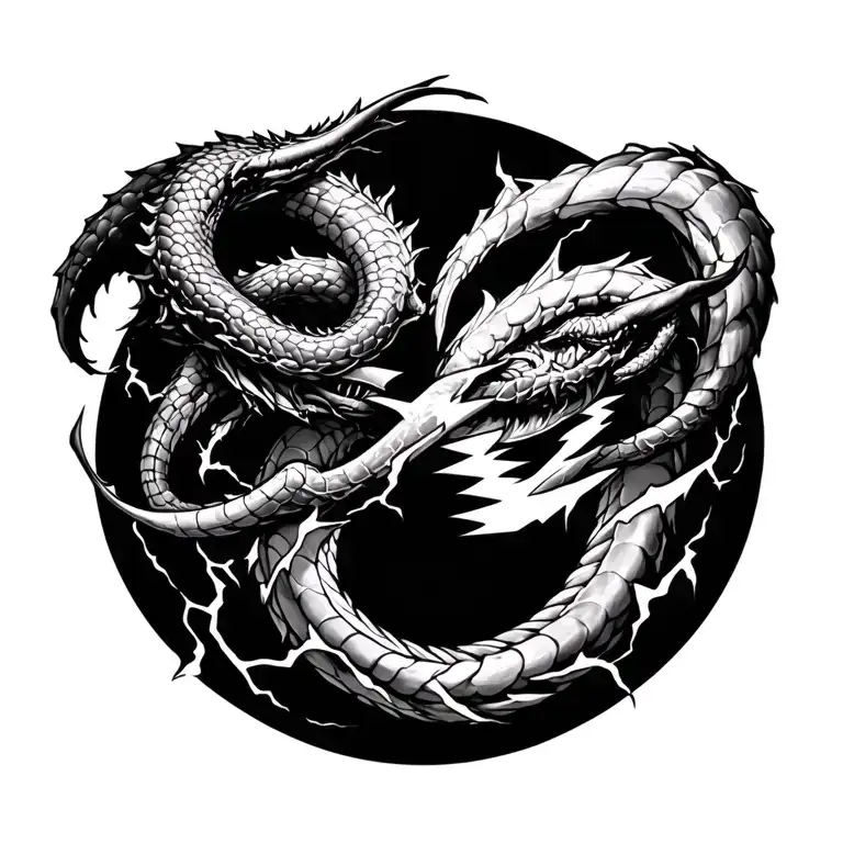 Ouroborus Lightning Bolt Striking