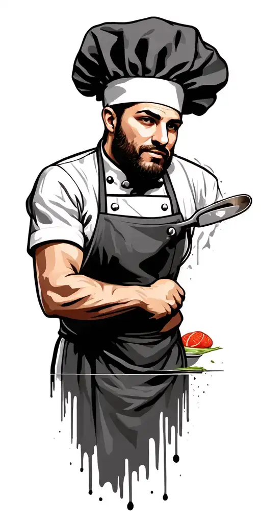 Chef Cooking Themed