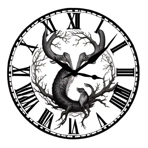 Tree Clock Aries Scorpio Rat