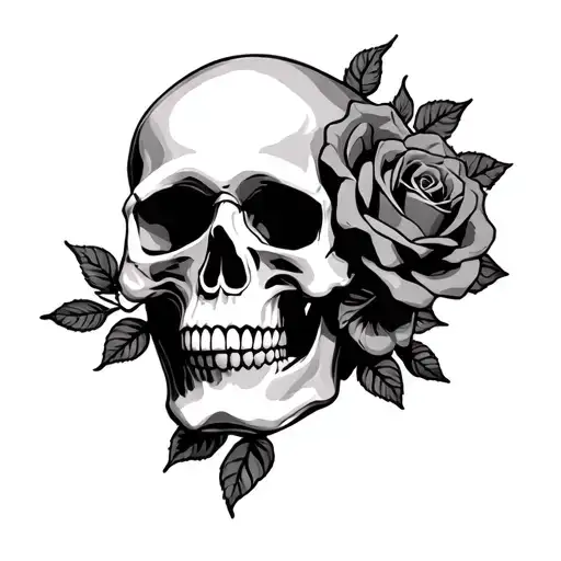 Skull And Roses