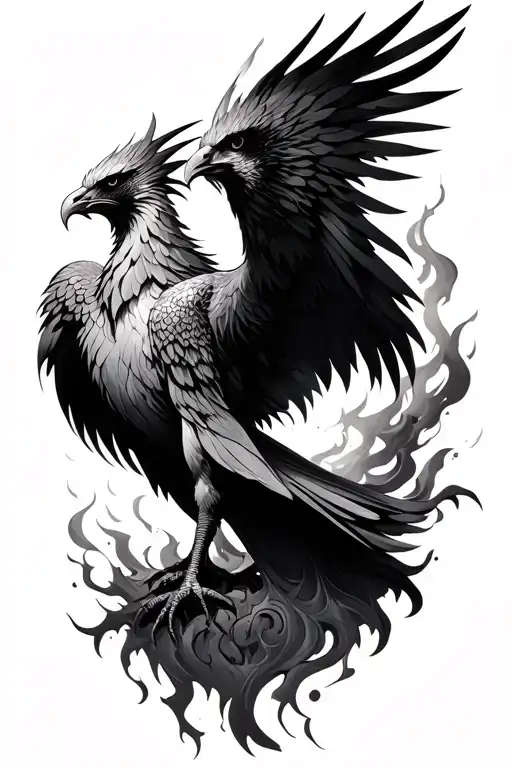 Phoenix Rising From Ashes