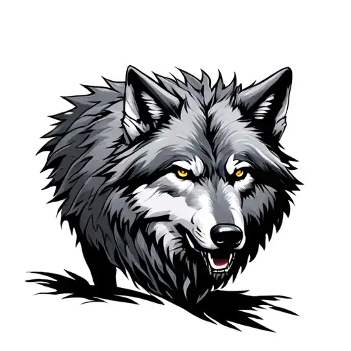 Fenrir The Wolf Standing