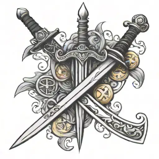 Sword And Coins
