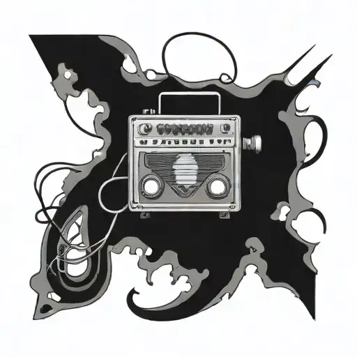 Operational Summing Amplifier Line Art