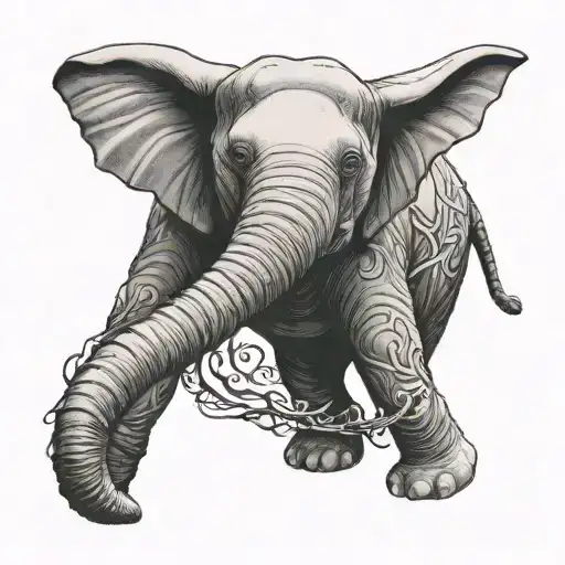 The Drawing Of The Elephant Swallowed By A Boa Constrictor From The Little Prince