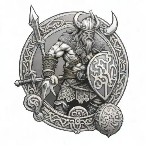 Viking Warrior Calf