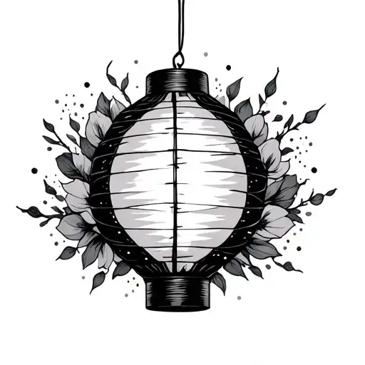 Paper Lantern With Ring