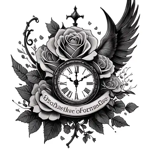 Sleeve Prints Boatman Children Rose Winds Names And Clock