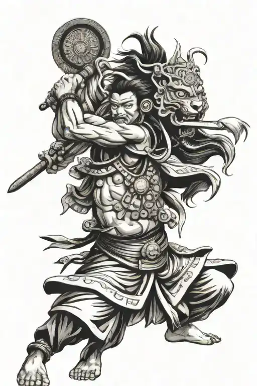 Tibet Warrior Man
