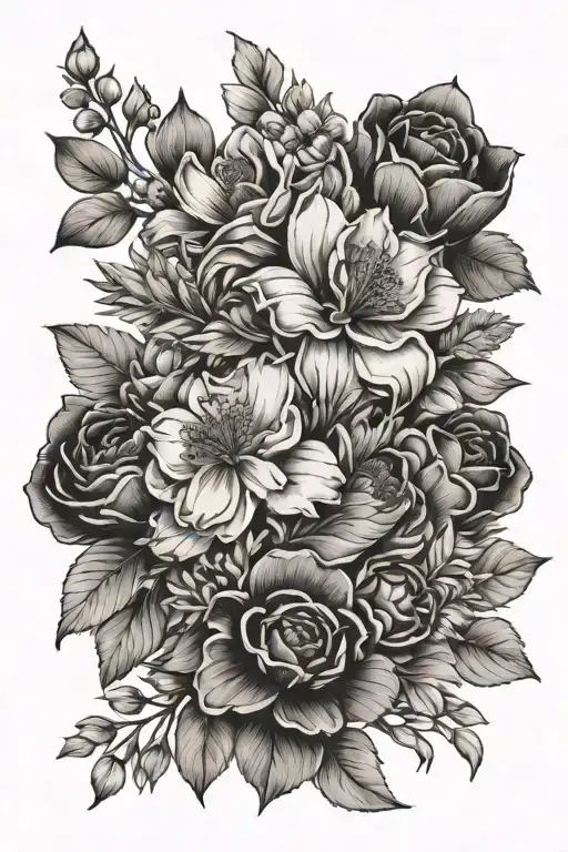 Birth Flower Bouquet