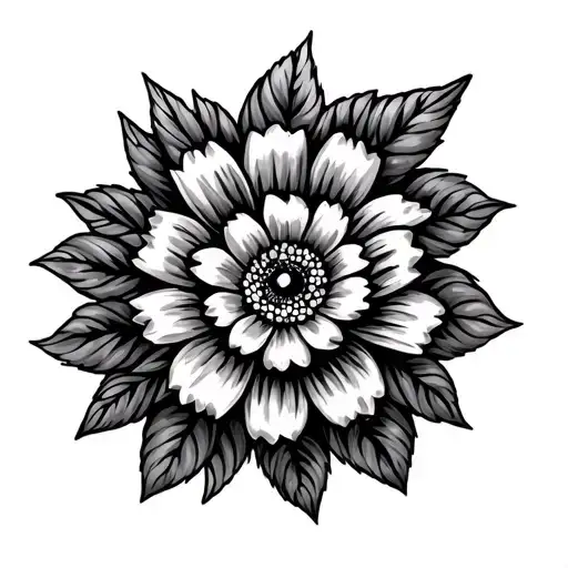 Western Tooling Flower Design