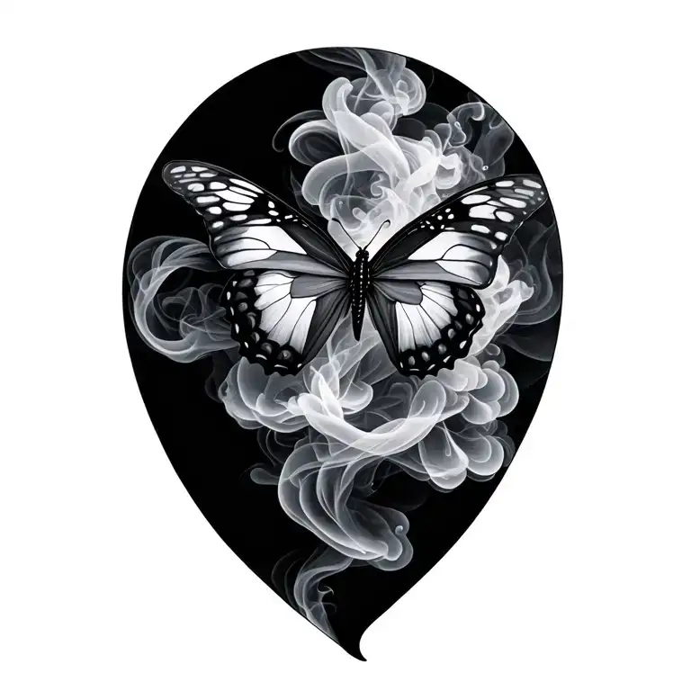 Smoke Butterfiles Tat