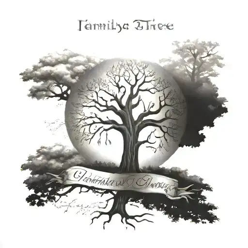 Family Tree With Names Incorporated