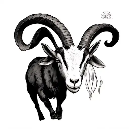 Zodiac Sign Virgin And Animal Goat