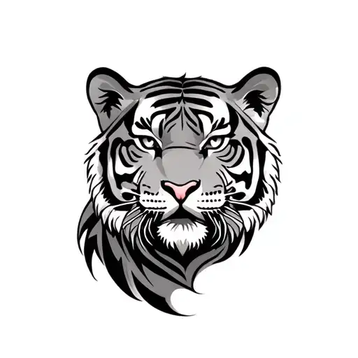 Japanese Tiger Surrounded