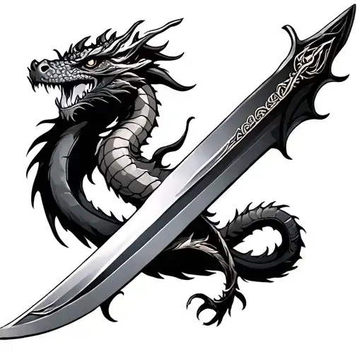 Dragon And Sword