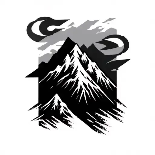 Mountain With Infinite Sign