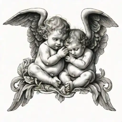 Two Baby Angel