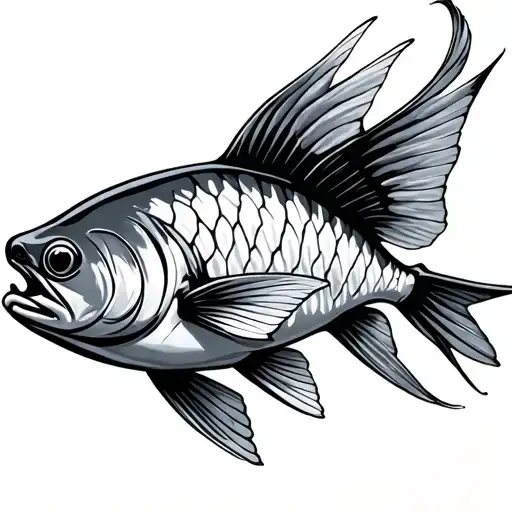 Flying Fish Swimming