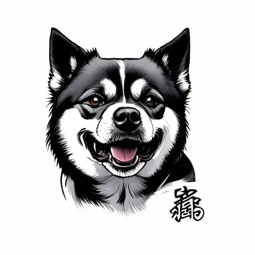 Japanese Dog Judo Master Facing