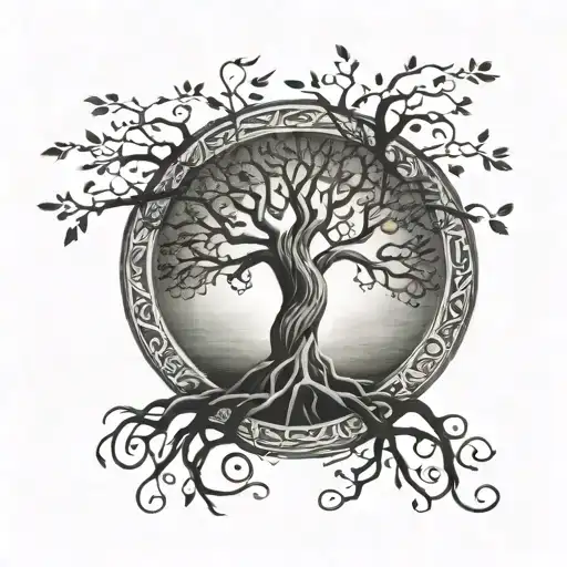 Tree Of Life Tree Infinity Symbol