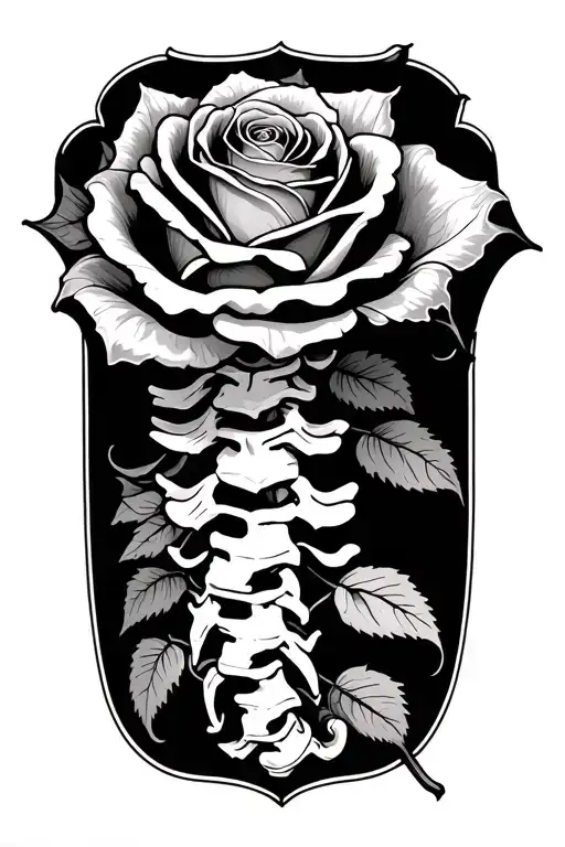 Spine Rose Intertwined