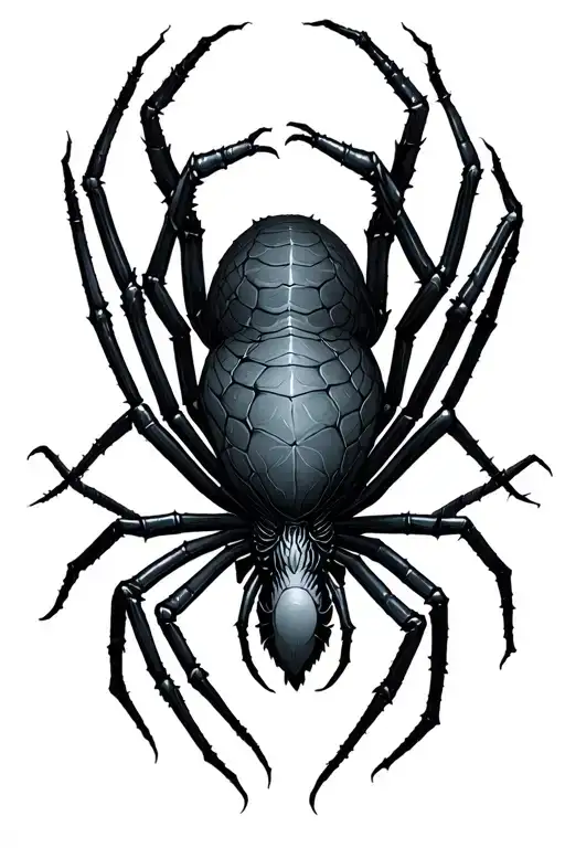 Dark Art Spider With Symbol Of Lolth