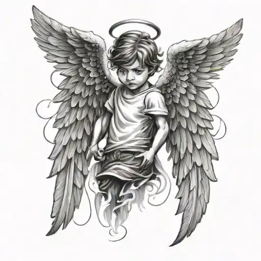 Boy Angel Wings