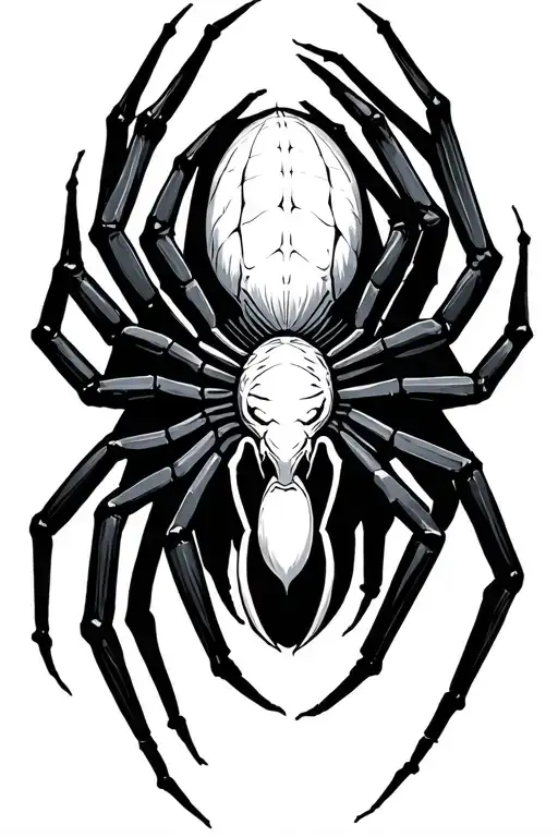 Spider With Lolth Symbol On It