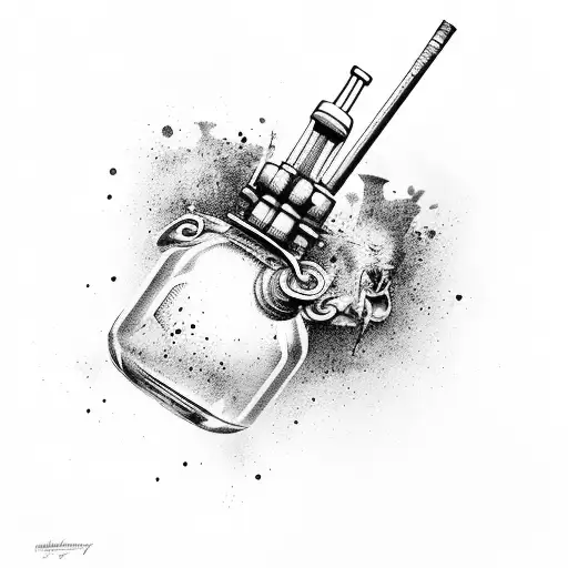 Baby With A Bottle Of Vodka