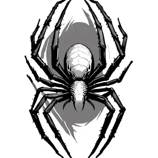 Spider Getting Ripped In Half