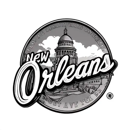 New Orleans Logo Within A Penny