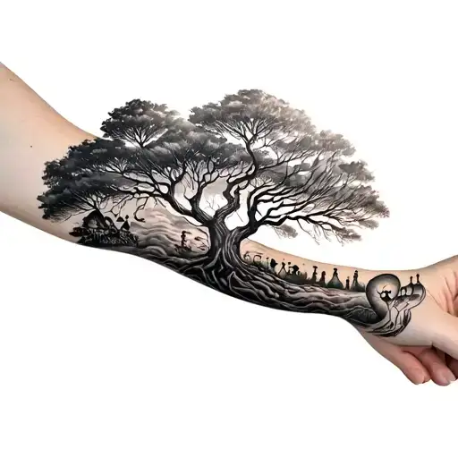 Family Tree Story For Full Arm