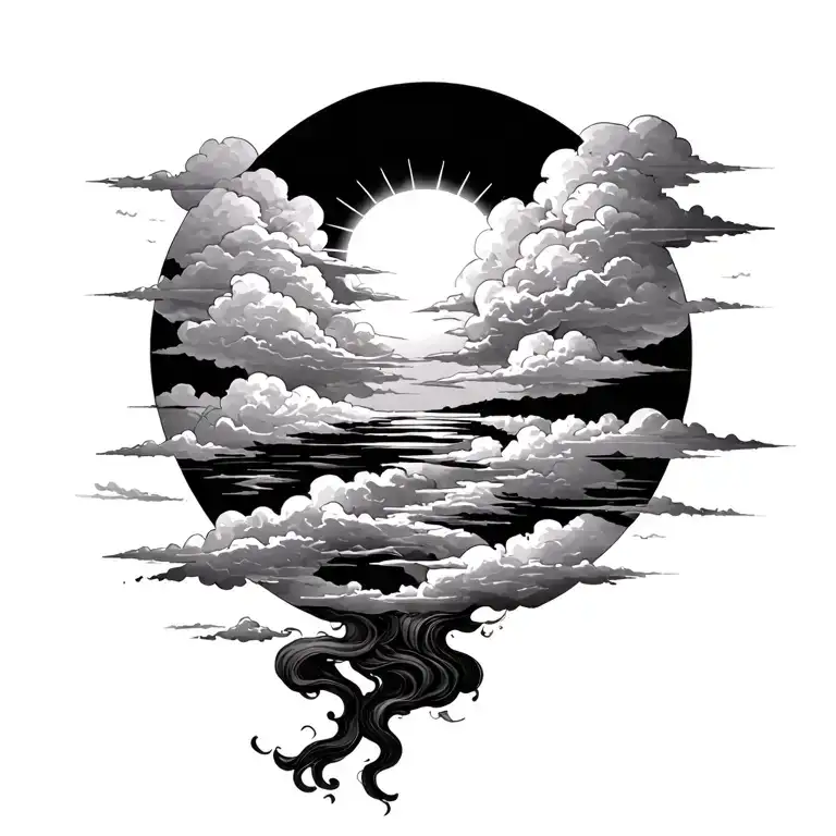 Sunshine Clouds Surrounding