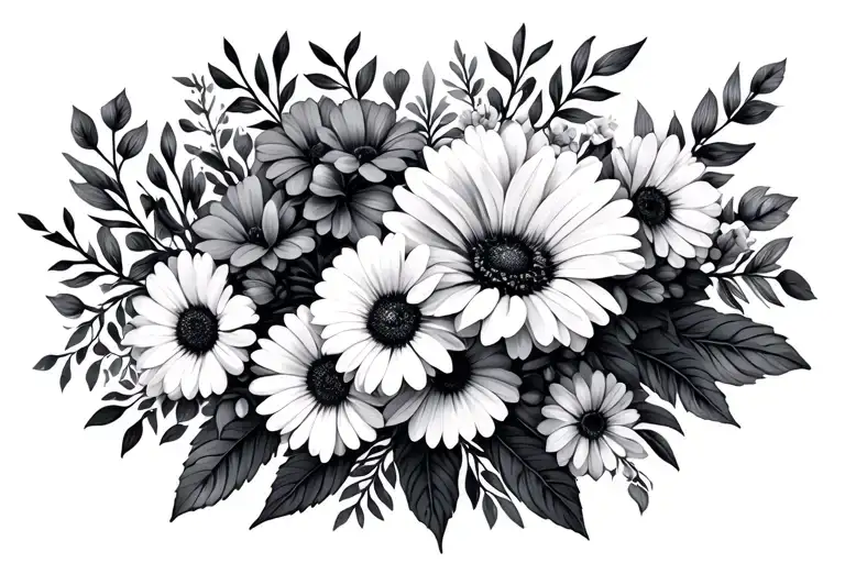 May June And July Birth Flower Bouquet