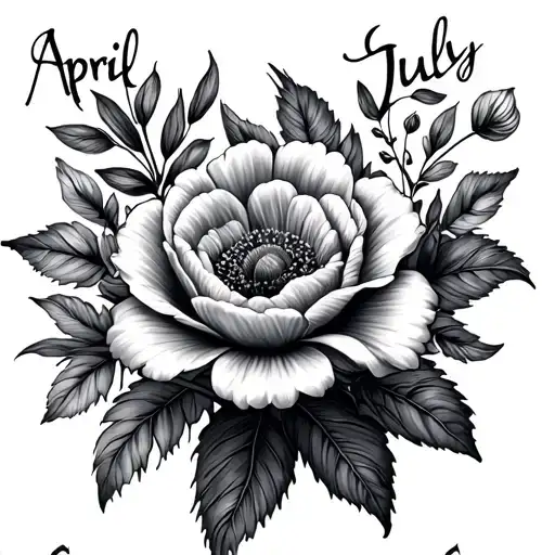 April July March Birth Flowers