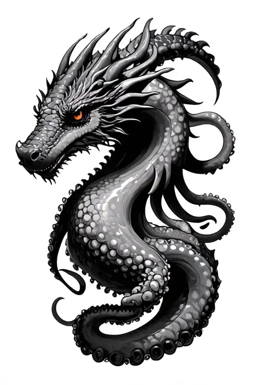 Octopus And A Dragon