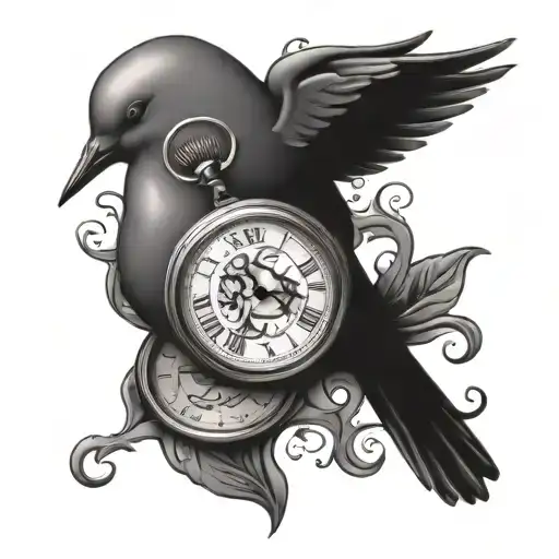 Kompas Pocket Watch Dove