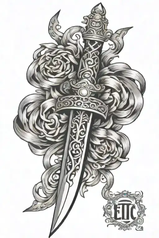 Celitc Dagger Intertwined