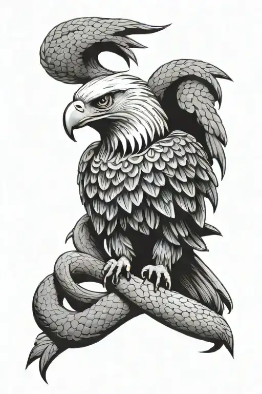 Eagle And Snake