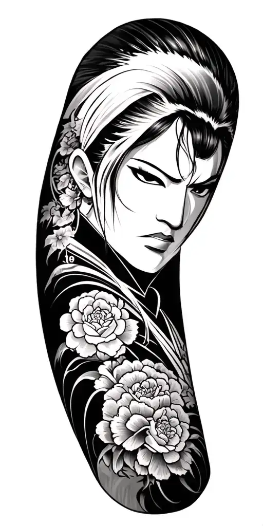 Japanese Yakuza Sleeve