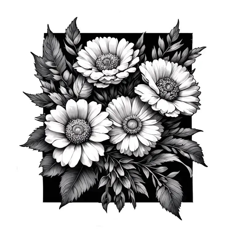 February And December Birth Flower Bouquet